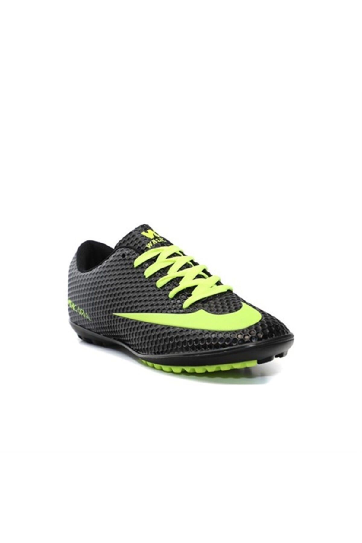 Walked 401 Siyah Sarı  Futbol Halısaha Ayakkabısı