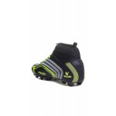 Walked435  Siyah Sarı Çoraplı Krampon Futbol Ayakkabısı