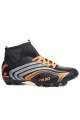 walked Siyah Turuncu Çoraplı Krampon Futbol Ayakkabısı