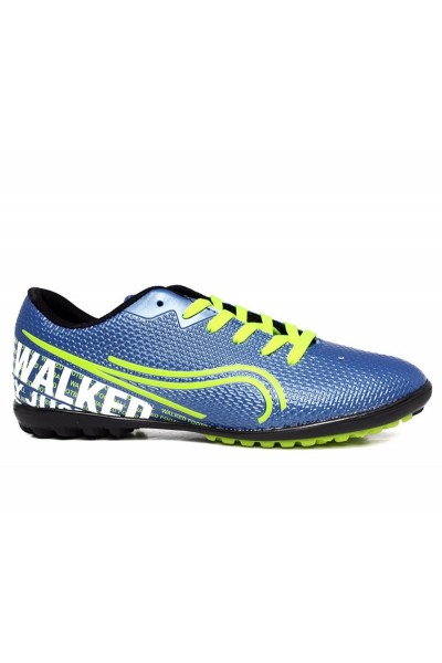 Walked Erkek Büyük Numara  Halı Saha Ayakkabısı Mg233 Mavi Sarı