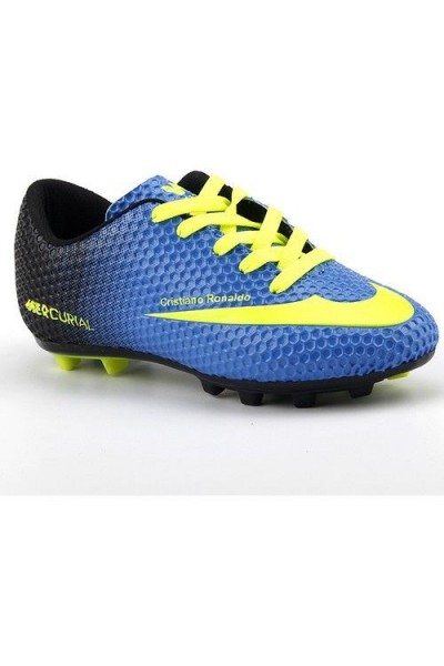 Walked Mavi Krampon Çim Erkek Çocuk Futbol Spor Ayakkabı K633NY