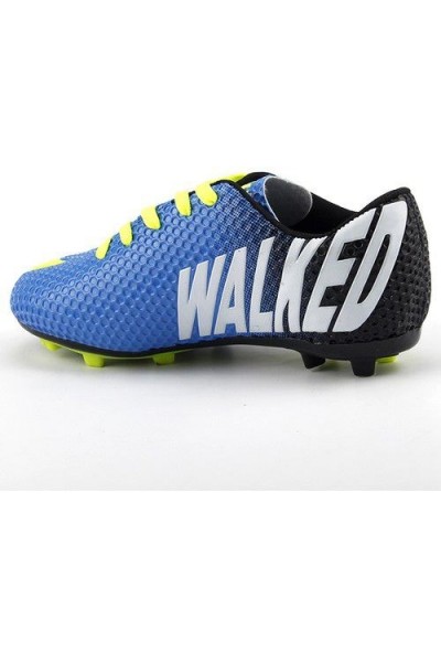Walked Mavi Krampon Çim Erkek Çocuk Futbol Spor Ayakkabı K633NY
