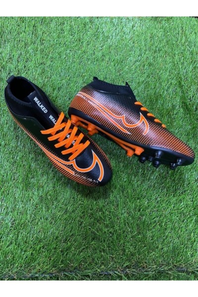 Yeni Sezon Çoraplı Krampon 437 Siyah Turuncu