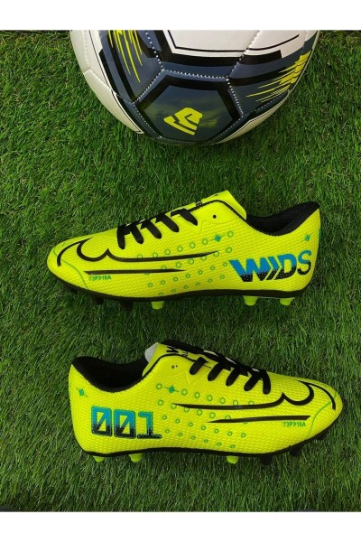 441 Sarı Siyah Halısaha Krampon Futbol Ayakkabısı