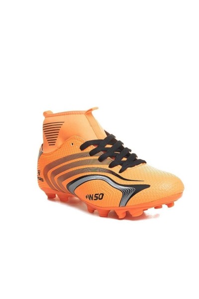 Çoraplı Krampon Futbol Ayakkabısı 435 Turuncu