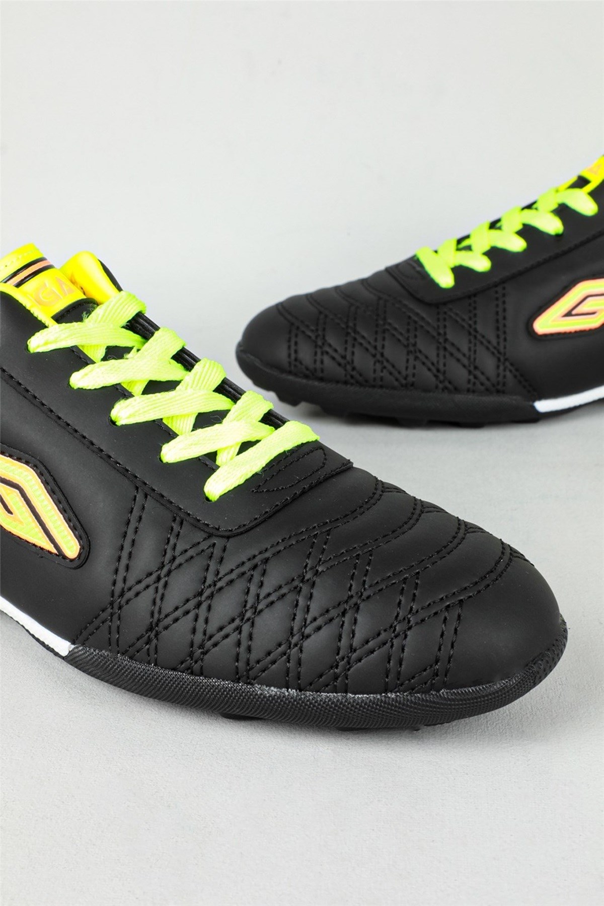 Dugana Mk1902 Siyah Sarı Erkek Halı Saha Ayakkabısı