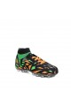 Bilekli Çoraplı Krampon Siyah Yeşil Futbol Ayakkabısı