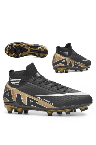La Liga Erkek 565 Bilekli Siyah Altın Desen Krampon 565