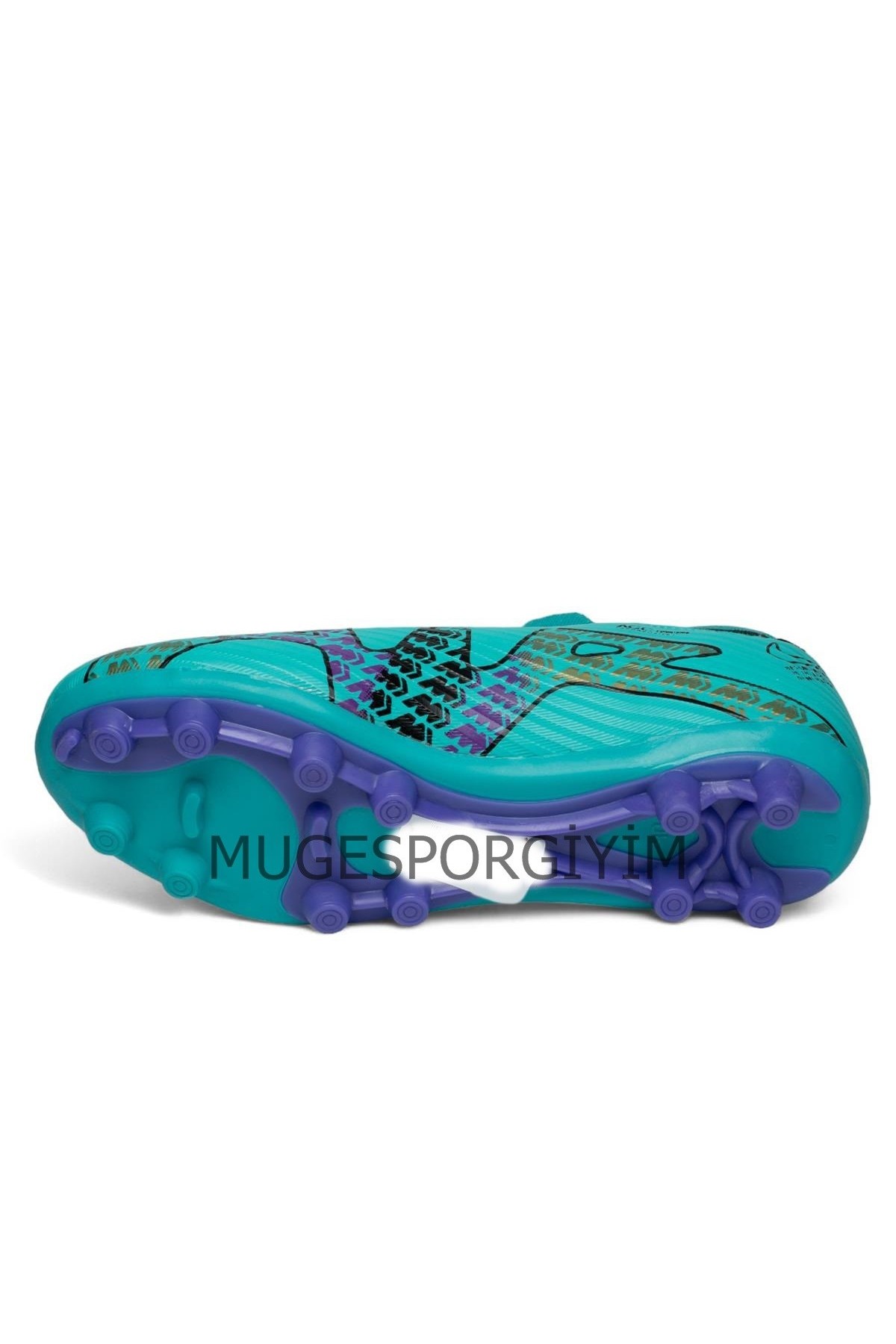 Twingo 585 Bilekli Çoraplı Krampon  Turkuaz Mor