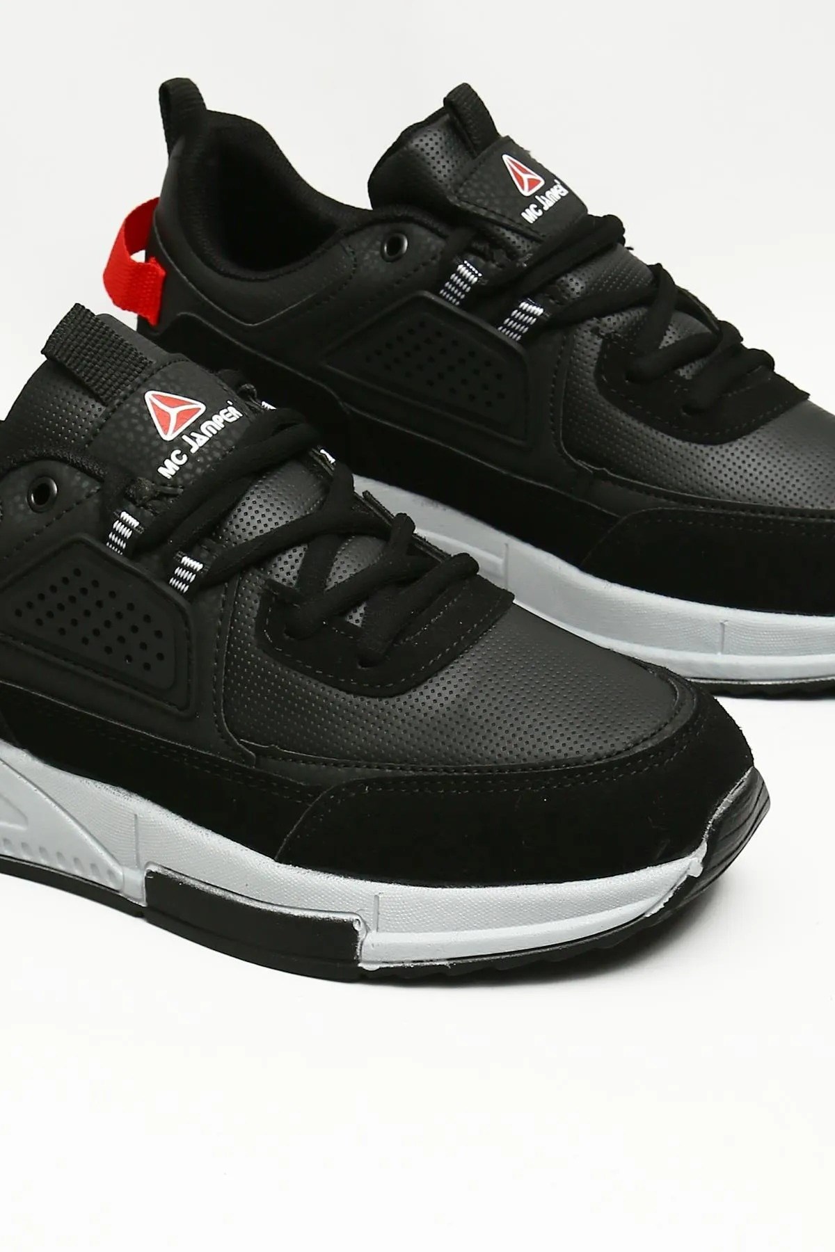 Jamper 2137 Siyah Kırmızı Erkek Spor Ayakkabı