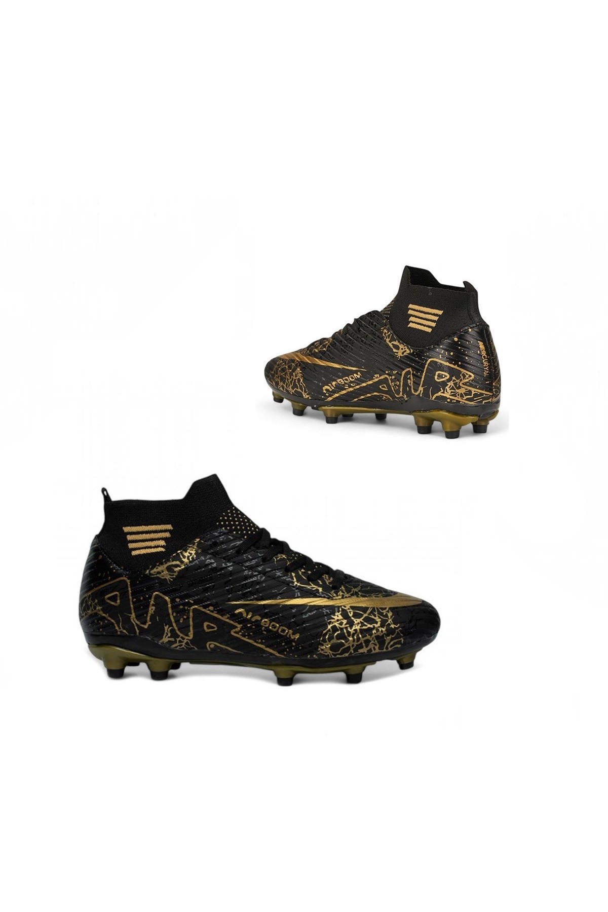 Laliga Erkek  565 Krampon Siyah Siyah Desen