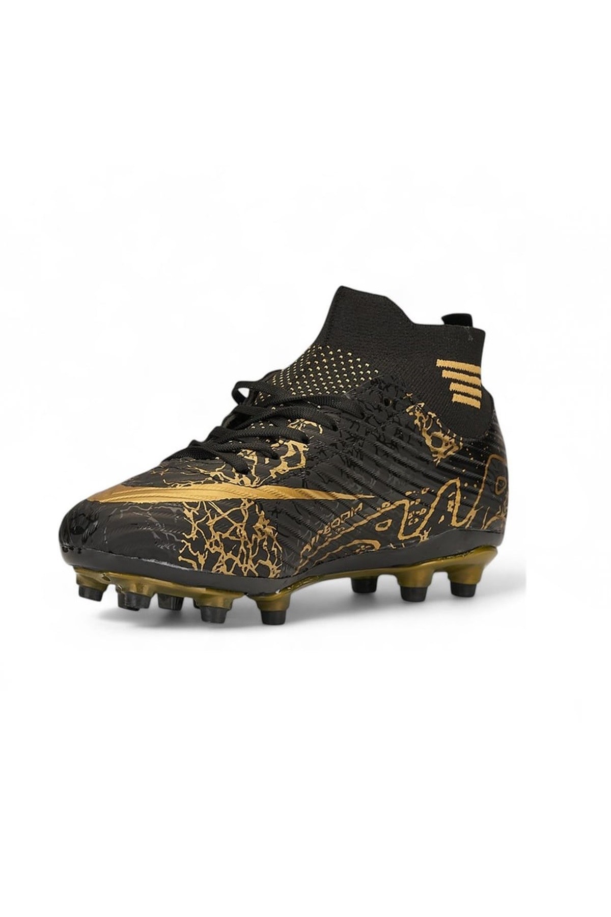 Laliga Erkek  565 Krampon Siyah Siyah Desen