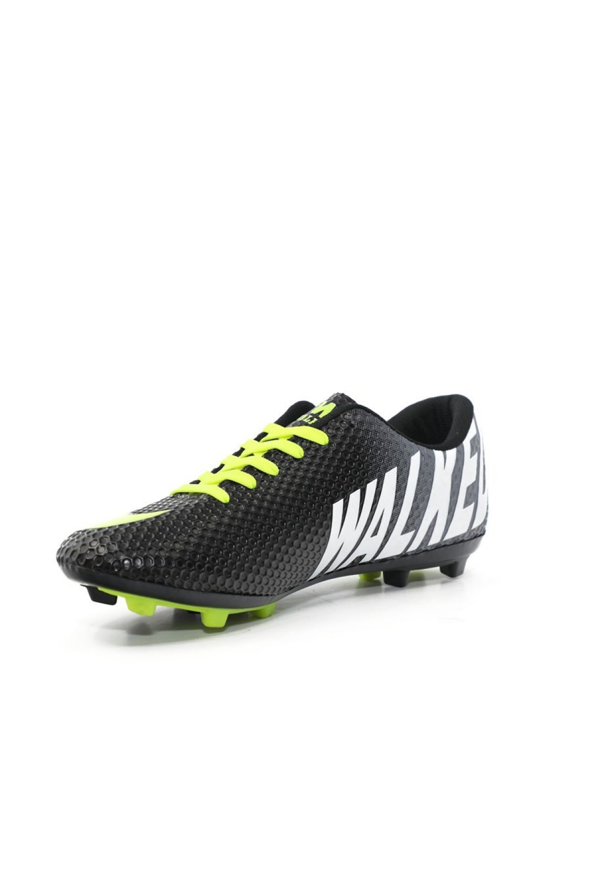 Walkd 401 Erkek Siyah Sarı  Kırampon Futbol Ayakkabısı