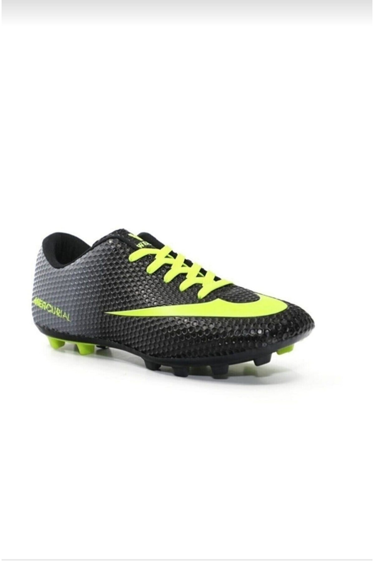 Walkd 401 Erkek Siyah Sarı  Kırampon Futbol Ayakkabısı