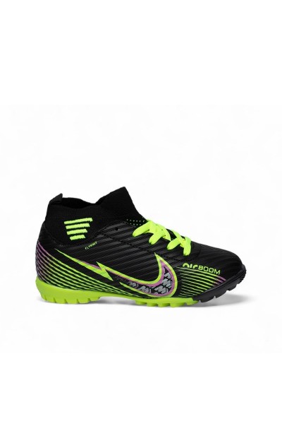 Twingo Filet 585 Siyah Sarı Çoraplı Halı Saha Futbol Ayakkabısı