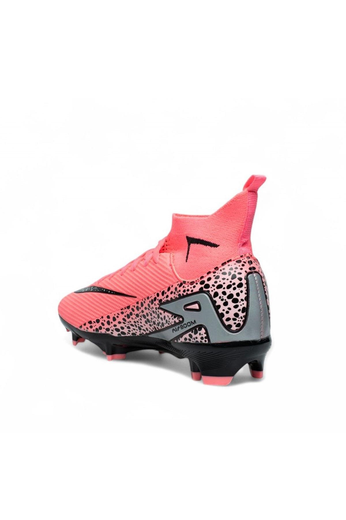 Neon Pembe Çim Saha Futbol Ayakkabısı – Hafif, Konforlu ve Kaymaz Tabanlı Krampon04