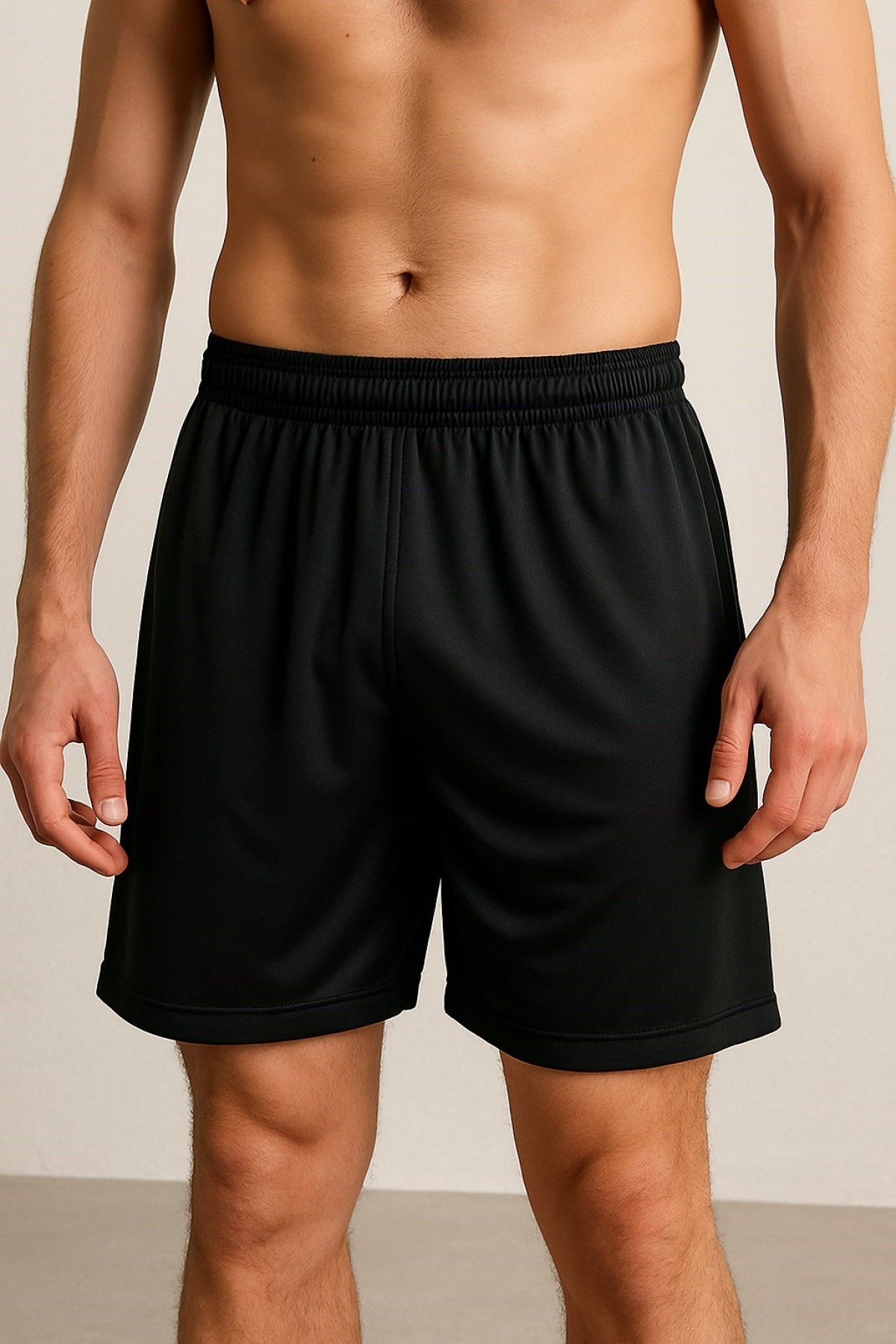 Erkek Siyah Futbol Şortu ve Çorabı Seti - Numara Baskılı Spor Kombin (7 Numara)