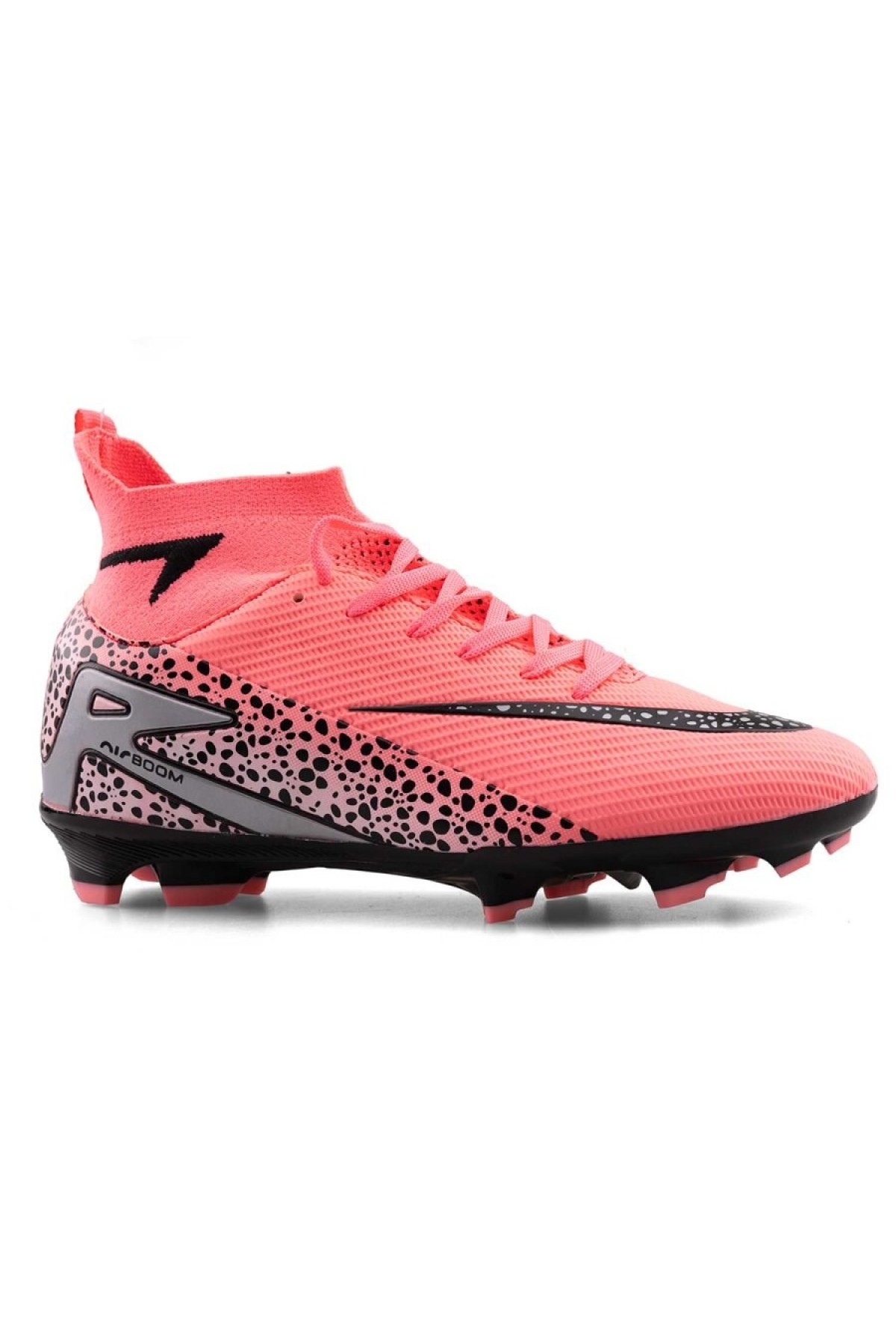 Neon Pembe Çim Saha Futbol Ayakkabısı – Hafif, Konforlu ve Kaymaz Tabanlı Krampon 610