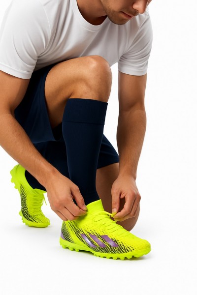 Erkek Halı Saha Ayakkabısı – Çoraplı Dokuma Model  Kaymaz Taban – Futbol Spor Ayakkabı