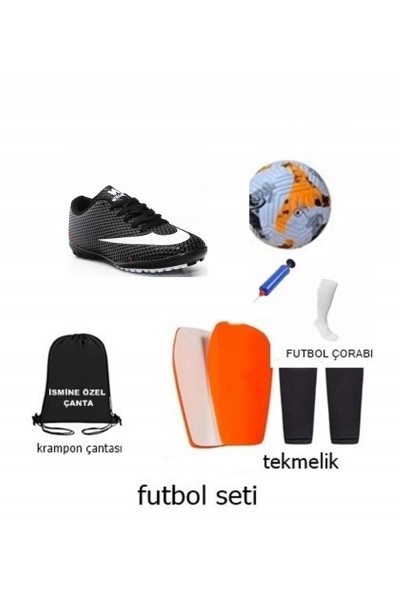 Çocuk Halı Saha Ayakkabısı Ve Full Futbol Seti