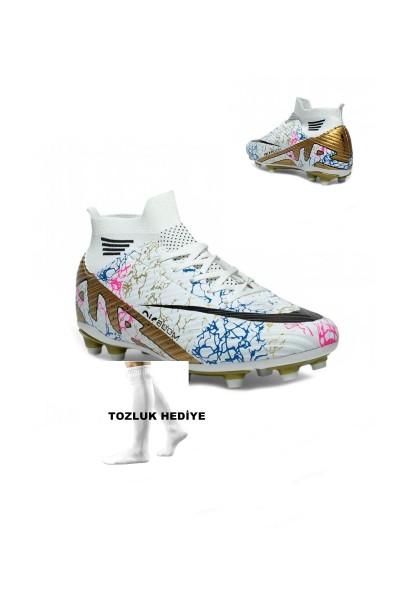 Özel Tasarım Profesyonel Futbol Ayakkabısı - Tozluk Hediyeli
