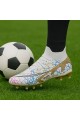 La Liga Erkek 565 Bilekli Çoraplı Krampon Beyaz Altın Futbol Ayakkabısı-0