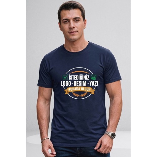 Kişiye Özel Baskılı Tişört – Fotoğraf, Yazı ve Logo Tasarımlı Beyaz T-Shirt
