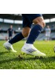 Bilekli Çim Zemin Futbol Kramponu – Beyaz / Fosforlu F-730